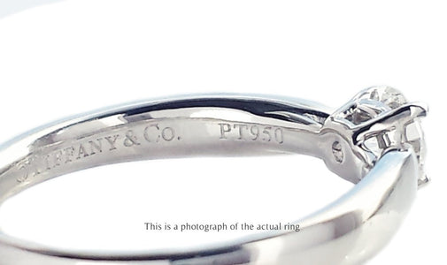 Tiffany & Co 0.29ct E/VS1 Round Brilliant Diamond Harmony Engagement Ring - Bloomsbury Manor Ltd