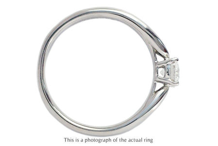Tiffany & Co 0.29ct E/VS1 Round Brilliant Diamond Harmony Engagement Ring - Bloomsbury Manor Ltd