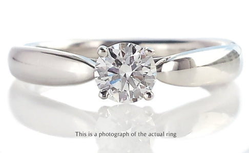 Tiffany & Co 0.29ct E/VS1 Round Brilliant Diamond Harmony Engagement Ring - Bloomsbury Manor Ltd