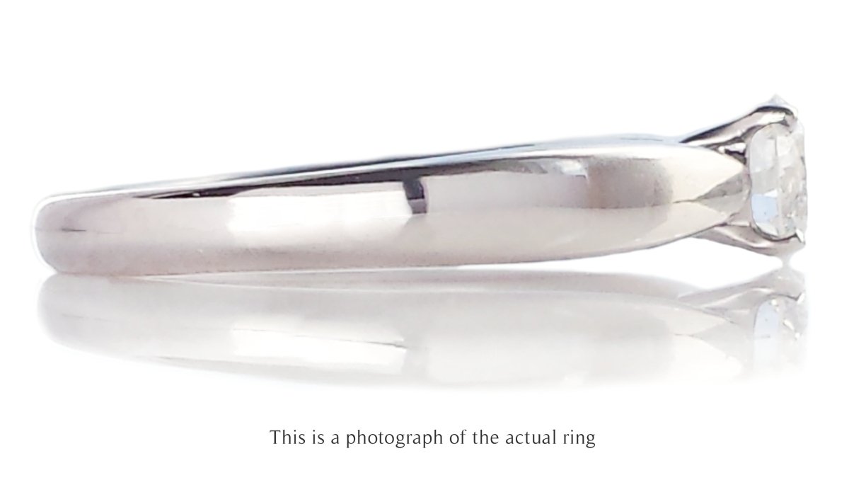 Tiffany & Co 0.29ct E/VS1 Round Brilliant Diamond Harmony Engagement Ring - Bloomsbury Manor Ltd