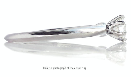 Tiffany & Co 0.31ct H/VS1 Round Brilliant Diamond Engagement Ring - Bloomsbury Manor Ltd