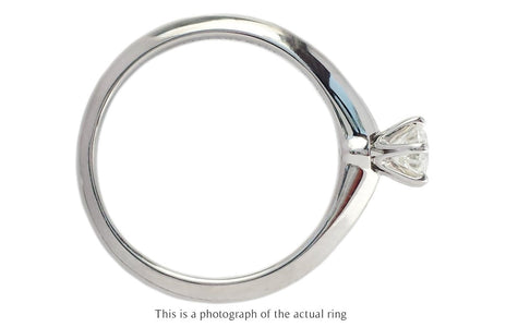 Tiffany & Co 0.31ct H/VS1 Round Brilliant Diamond Engagement Ring - Bloomsbury Manor Ltd