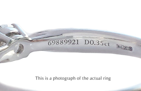 Tiffany & Co. 0.35ct E/IF Harmony Round Brilliant Diamond Engagement Ring - Bloomsbury Manor Ltd