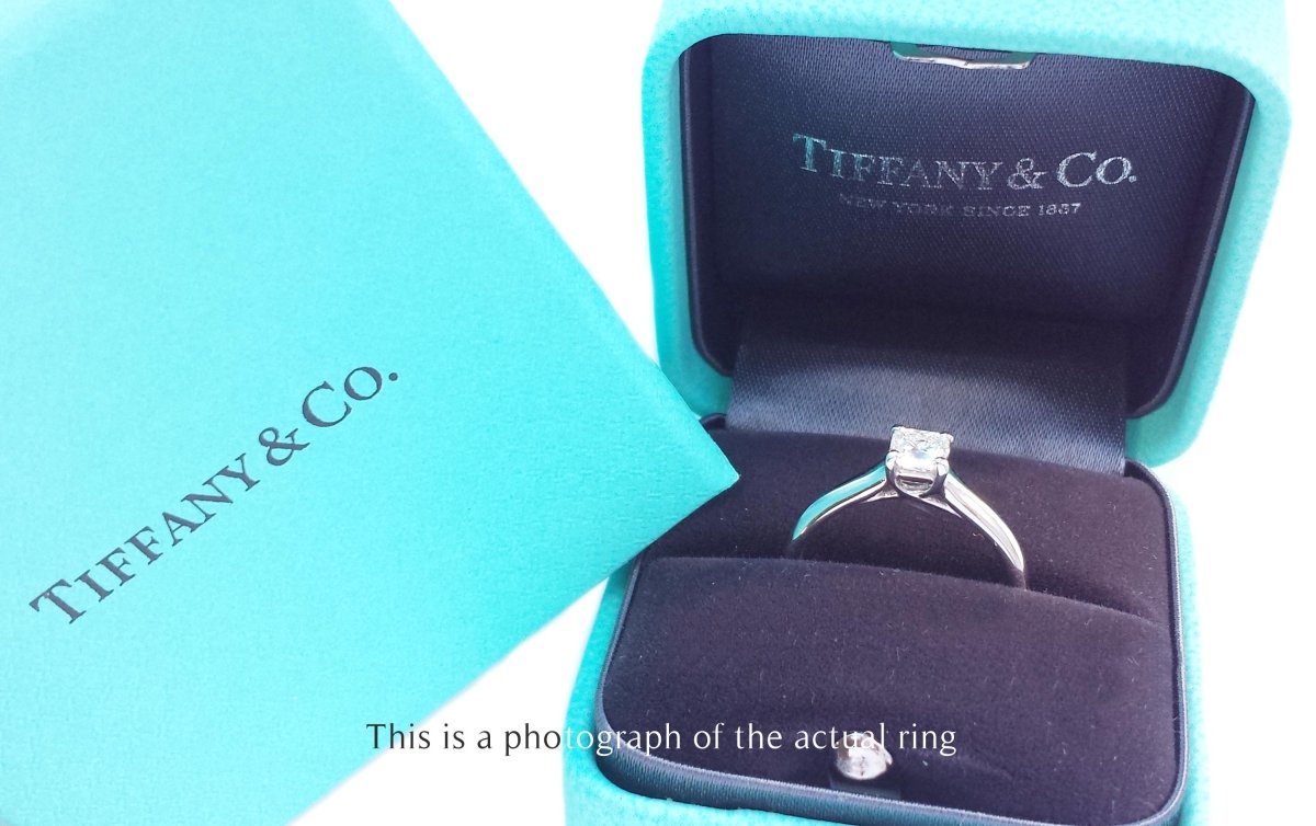 Tiffany & Co 0.38ct F/VVS1 Lucida Diamond Engagement Ring - Bloomsbury Manor Ltd