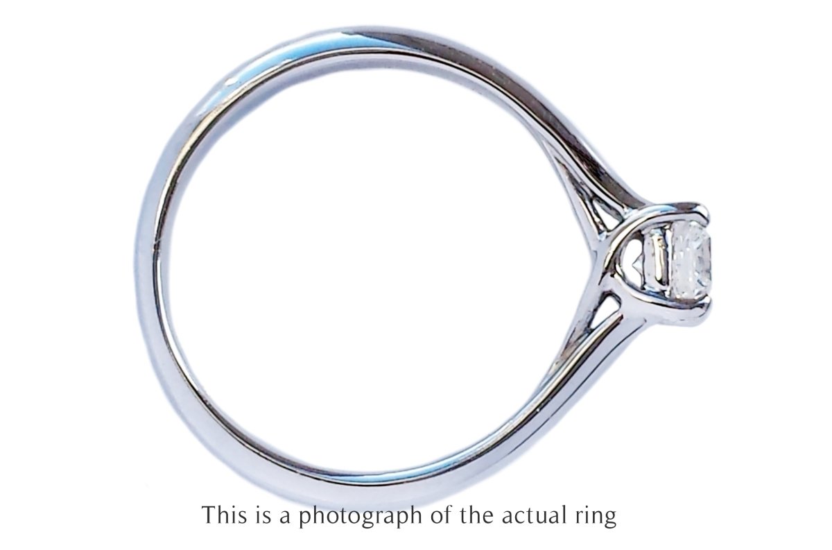 Tiffany & Co 0.38ct F/VVS1 Lucida Diamond Engagement Ring - Bloomsbury Manor Ltd