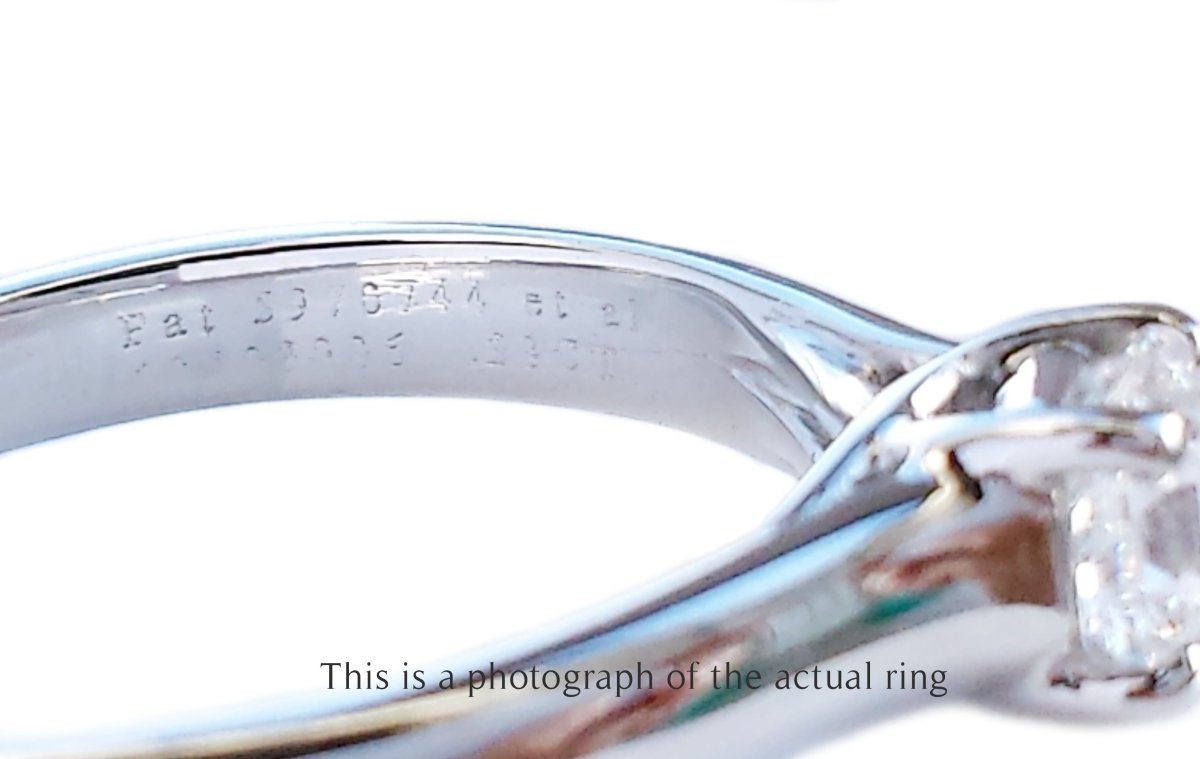 Tiffany & Co 0.38ct F/VVS1 Lucida Diamond Engagement Ring - Bloomsbury Manor Ltd