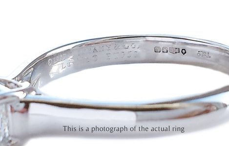 Tiffany & Co 0.38ct F/VVS1 Lucida Diamond Engagement Ring - Bloomsbury Manor Ltd