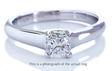 Tiffany & Co 0.38ct F/VVS1 Lucida Diamond Engagement Ring - Bloomsbury Manor Ltd