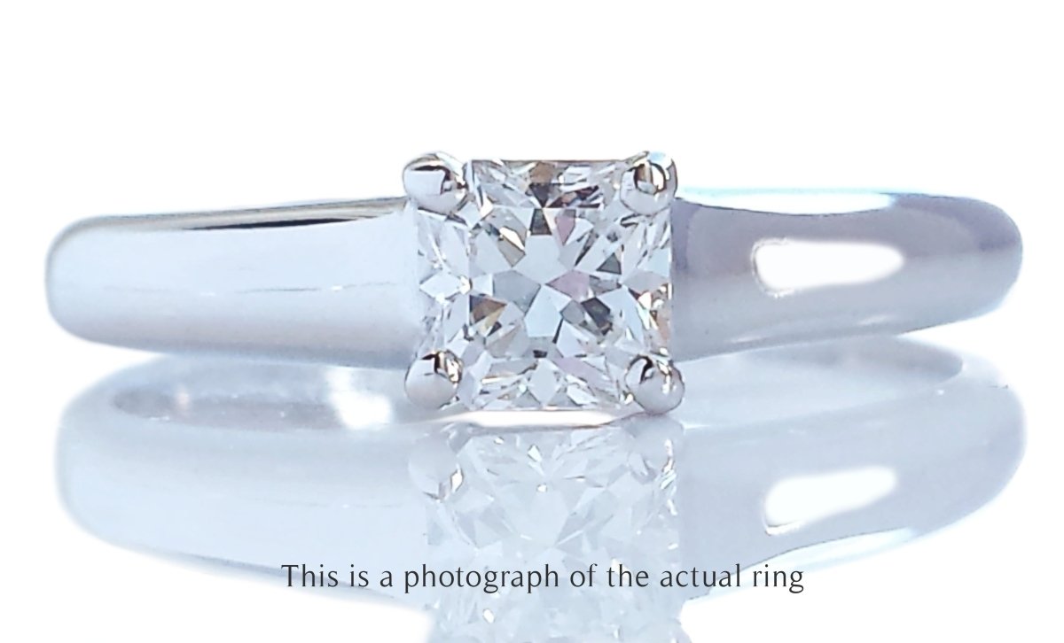 Tiffany & Co 0.38ct F/VVS1 Lucida Diamond Engagement Ring - Bloomsbury Manor Ltd