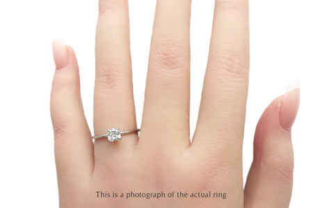 Tiffany D/VS2 Triple XXX 'True' Diamond Engagement