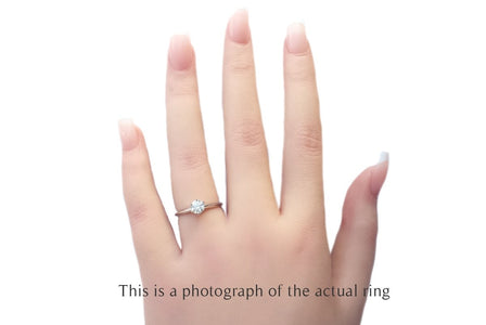 Tiffany & Co 0.48ct F/VS2 Round Brilliant Diamond Engagement Ring - Bloomsbury Manor Ltd