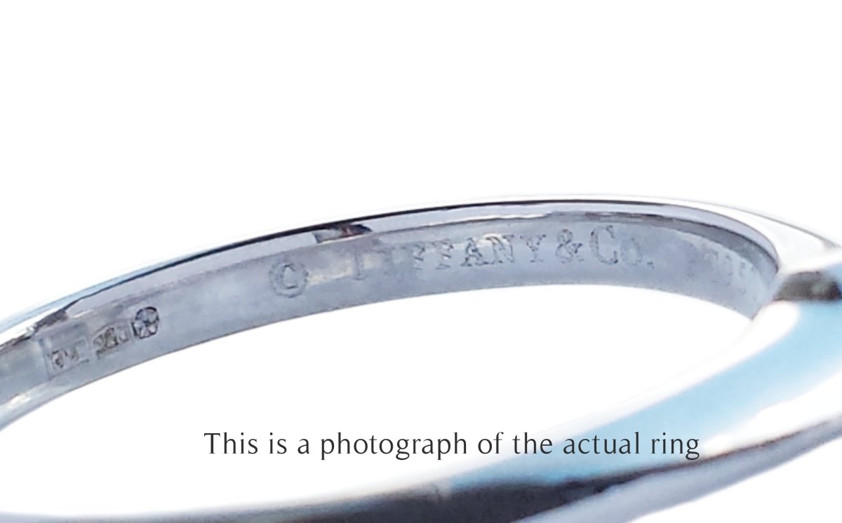 Tiffany & Co 0.48ct F/VS2 Round Brilliant Diamond Engagement Ring - Bloomsbury Manor Ltd