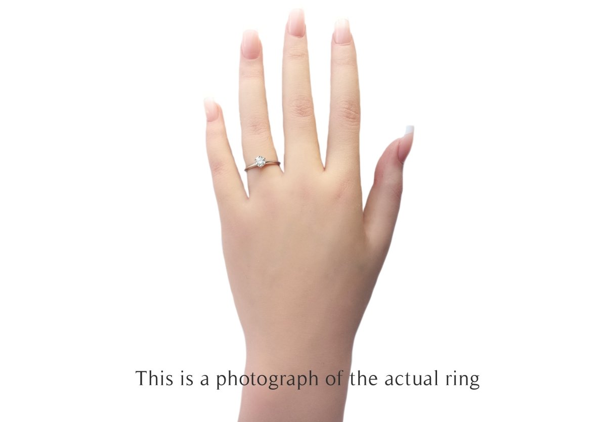 Tiffany & Co 0.48ct F/VS2 Round Brilliant Diamond Engagement Ring - Bloomsbury Manor Ltd