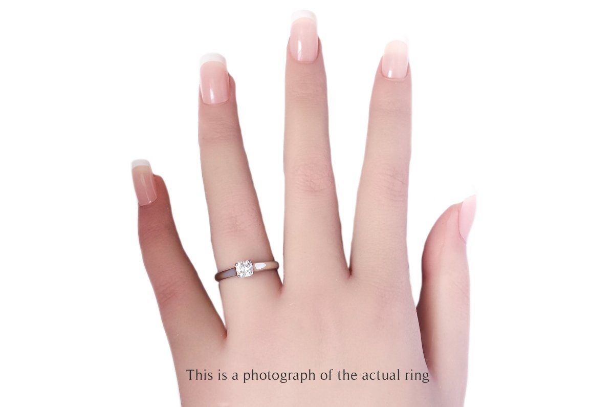 Tiffany & Co 0.52ct E/VVS2 Lucida Diamond Engagement Ring - Bloomsbury Manor Ltd