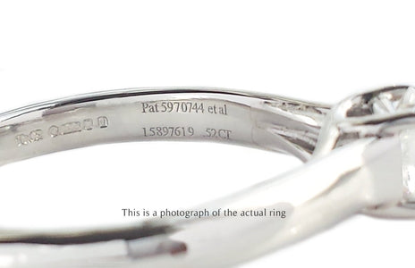 Tiffany & Co 0.52ct E/VVS2 Lucida Diamond Engagement Ring - Bloomsbury Manor Ltd