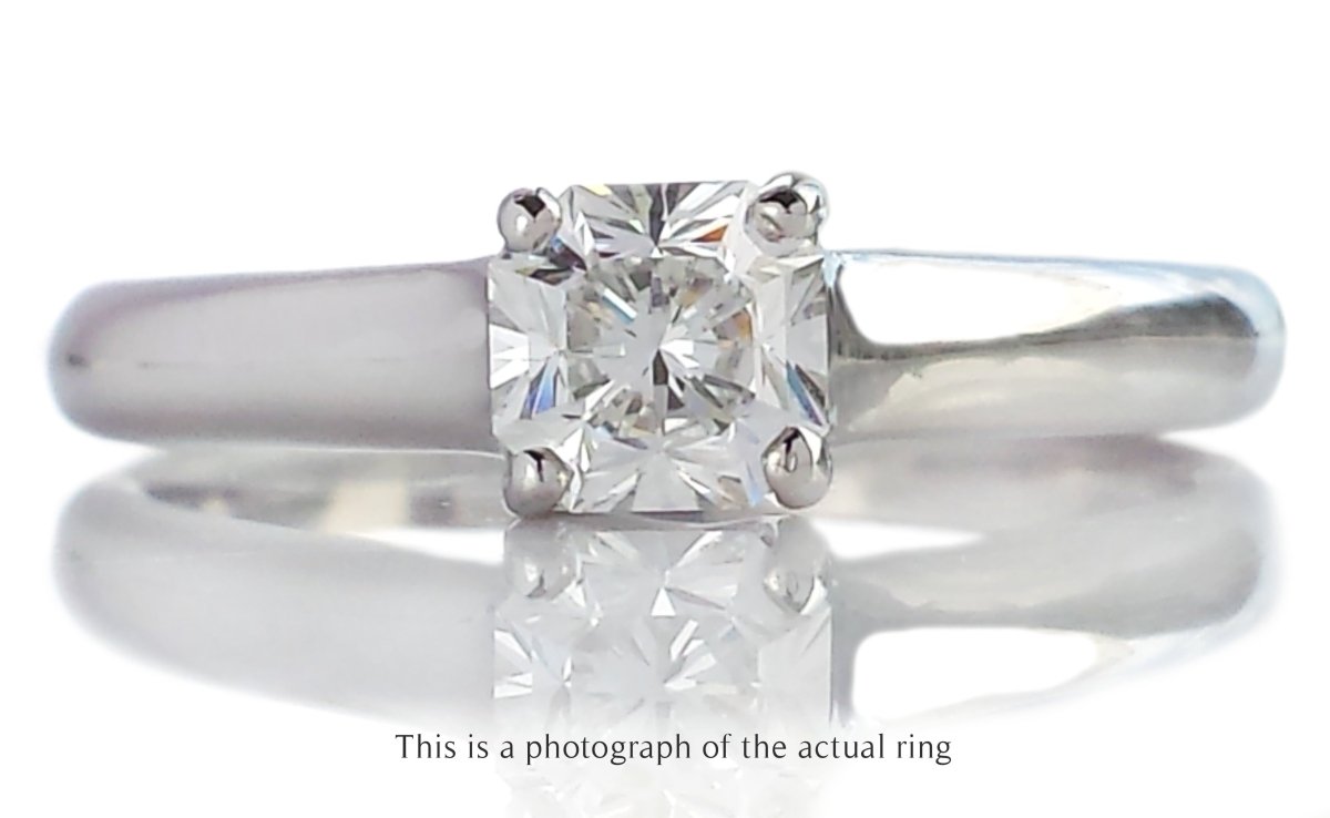 Tiffany & Co 0.52ct E/VVS2 Lucida Diamond Engagement Ring - Bloomsbury Manor Ltd