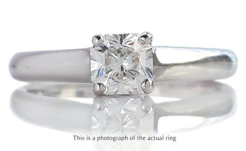 Tiffany & Co 0.52ct E/VVS2 Lucida Diamond Engagement Ring - Bloomsbury Manor Ltd