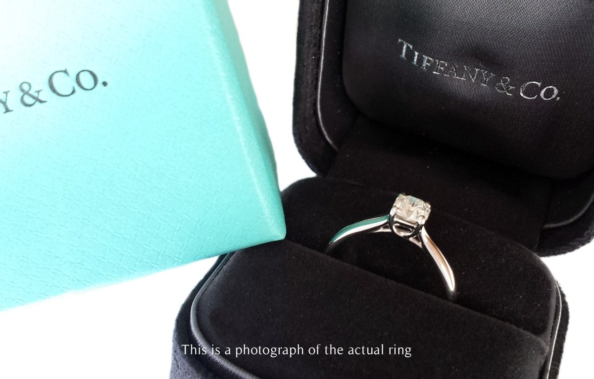 Tiffany & Co 0.52ct E/VVS2 Lucida Diamond Engagement Ring - Bloomsbury Manor Ltd