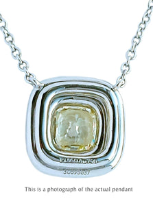 Tiffany & Co 0.52ct Fancy Yellow VS1 Diamond Soleste Pendant - Bloomsbury Manor Ltd