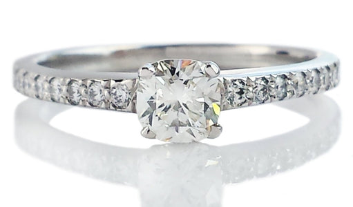 Tiffany & Co. 0.56tcw I/VVS2 Novo Diamond Engagement Ring - Bloomsbury Manor Ltd