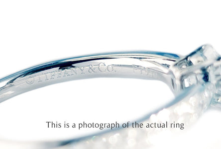Tiffany & Co. 0.58tcw D/IF Harmony Round Brilliant Cut Diamond Engagement Ring with Side Stones - Bloomsbury Manor Ltd