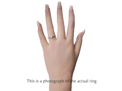 Tiffany & Co. 0.58tcw D/IF Harmony Round Brilliant Cut Diamond Engagement Ring with Side Stones - Bloomsbury Manor Ltd