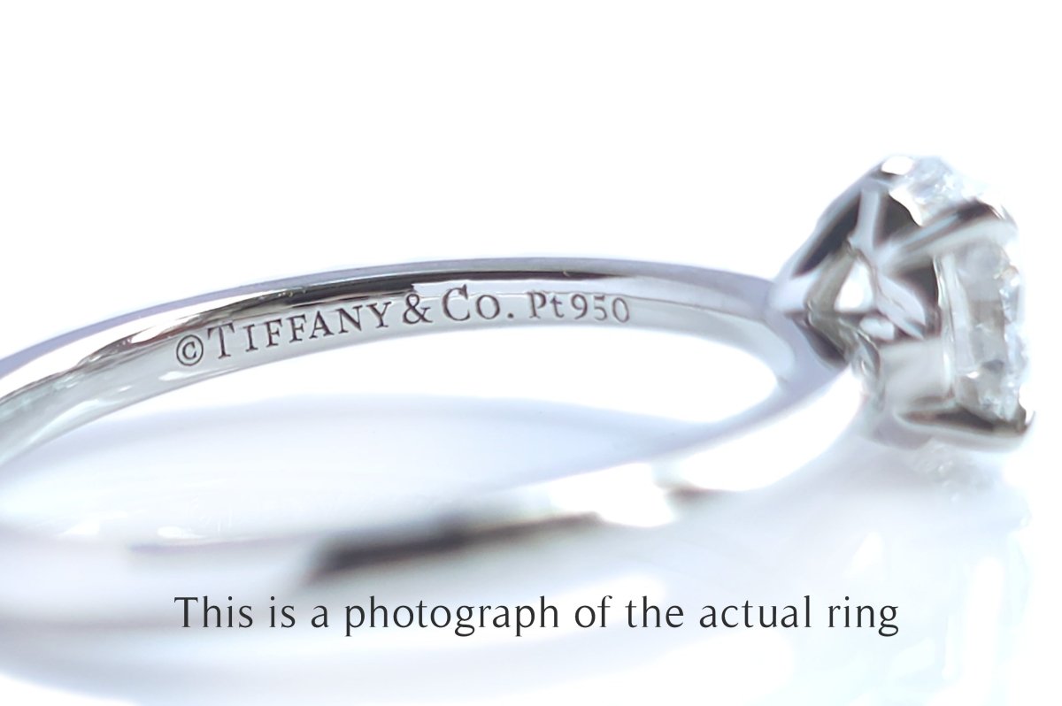 Tiffany & Co 0.61ct D/IF True Round Brilliant Engagement Ring - Bloomsbury Manor Ltd