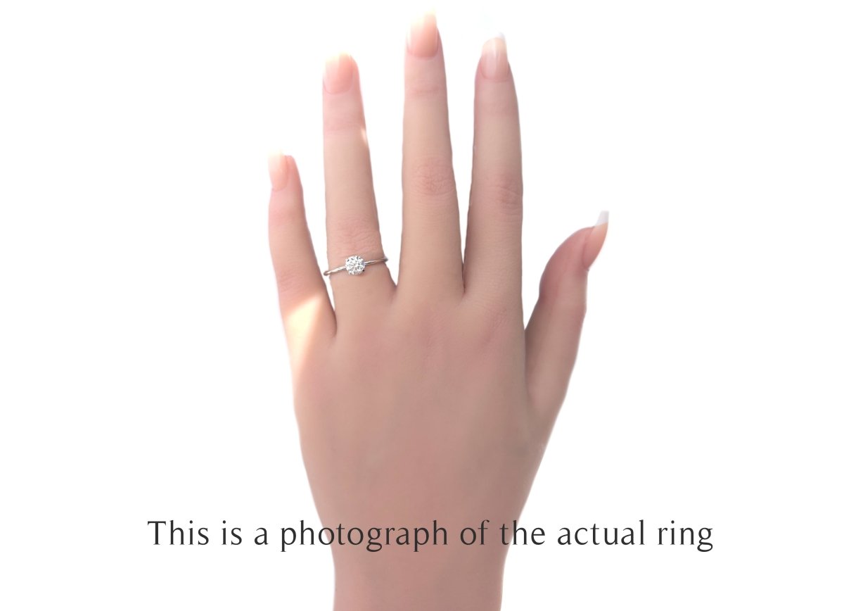 Tiffany & Co 0.61ct D/IF True Round Brilliant Engagement Ring - Bloomsbury Manor Ltd