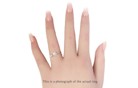 Tiffany & Co 0.62tcw I/VS2 Round Brilliant Diamond Harmony Engagement Ring - Bloomsbury Manor Ltd