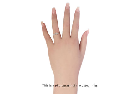 Tiffany & Co 0.62tcw I/VS2 Round Brilliant Diamond Harmony Engagement Ring - Bloomsbury Manor Ltd