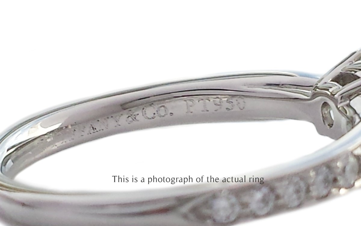 Tiffany & Co 0.62tcw I/VS2 Round Brilliant Diamond Harmony Engagement Ring - Bloomsbury Manor Ltd