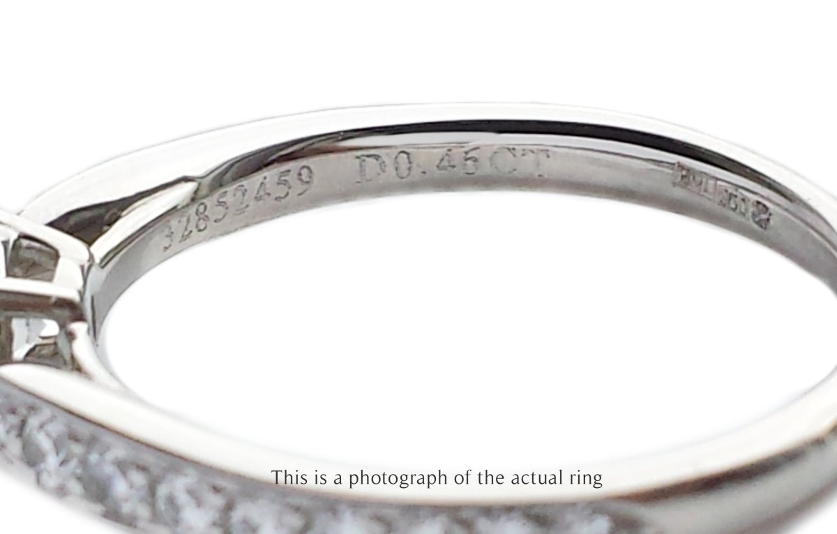 Tiffany & Co 0.62tcw I/VS2 Round Brilliant Diamond Harmony Engagement Ring - Bloomsbury Manor Ltd