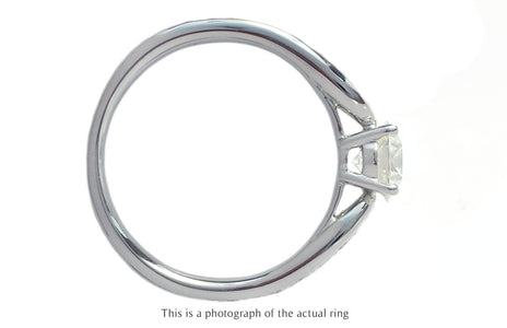 Tiffany & Co 0.62tcw I/VS2 Round Brilliant Diamond Harmony Engagement Ring - Bloomsbury Manor Ltd