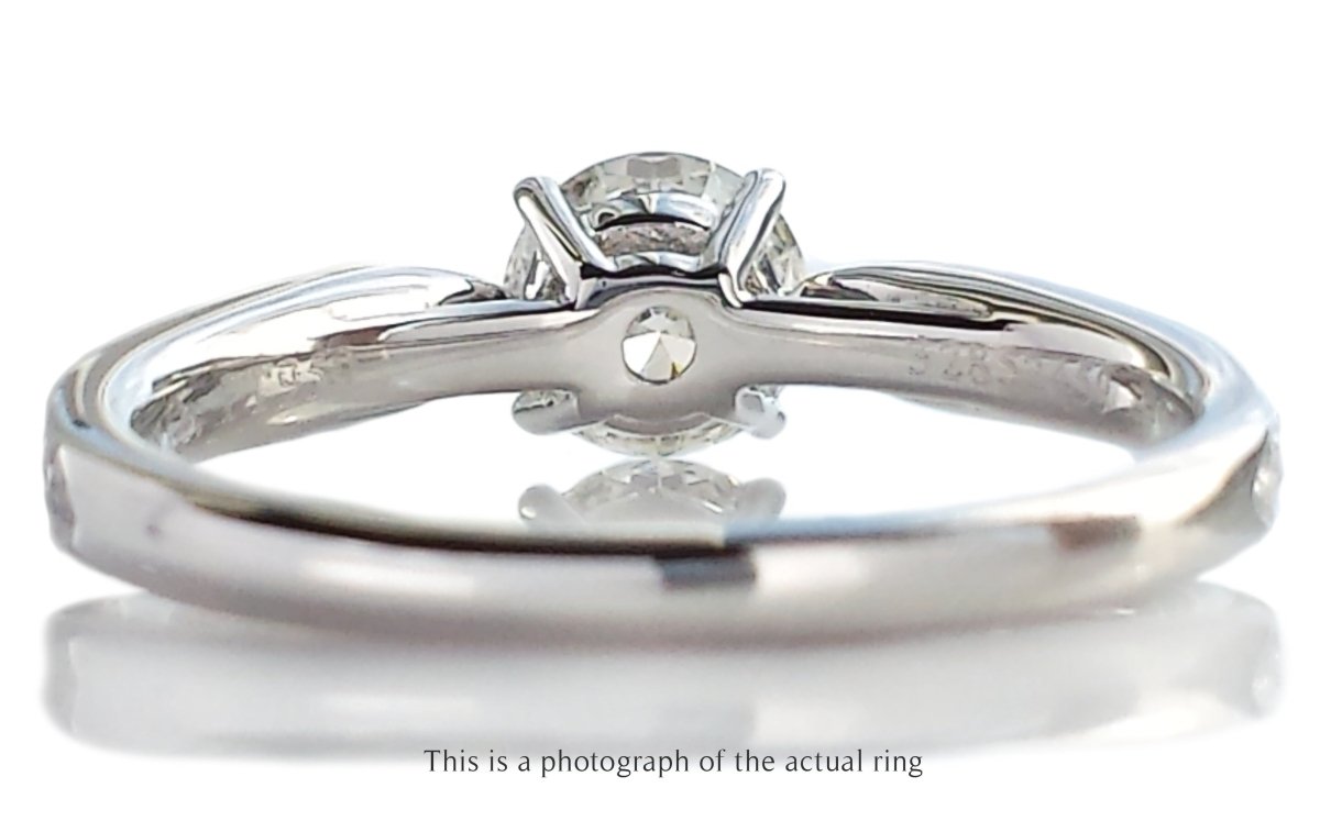 Tiffany & Co 0.62tcw I/VS2 Round Brilliant Diamond Harmony Engagement Ring - Bloomsbury Manor Ltd