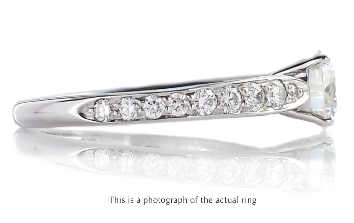Tiffany & Co 0.62tcw I/VS2 Round Brilliant Diamond Harmony Engagement Ring - Bloomsbury Manor Ltd