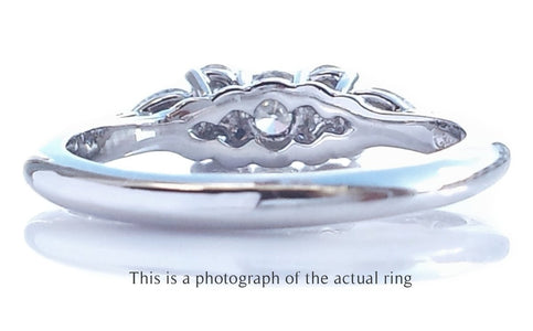 Tiffany & Co. 0.63ct 7 - Stone Diamond Engagement Ring - Bloomsbury Manor Ltd