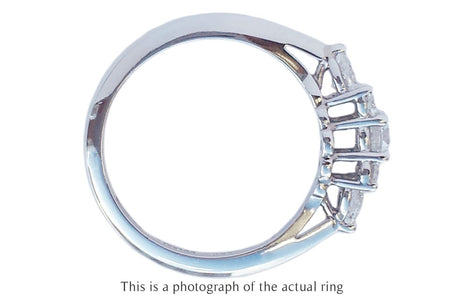 Tiffany & Co. 0.63ct 7 - Stone Diamond Engagement Ring - Bloomsbury Manor Ltd