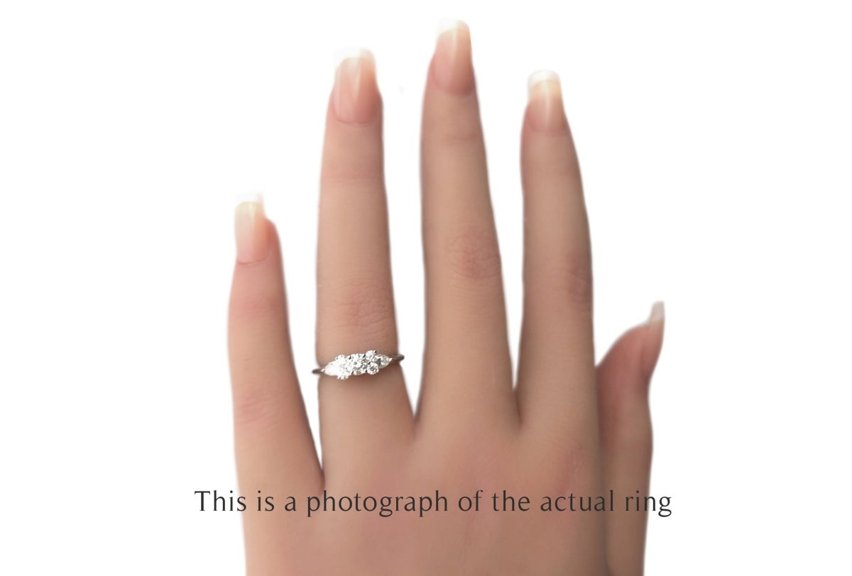 Tiffany & Co. 0.63ct 7-Stone Diamond Engagement Ring - Bloomsbury Manor Ltd