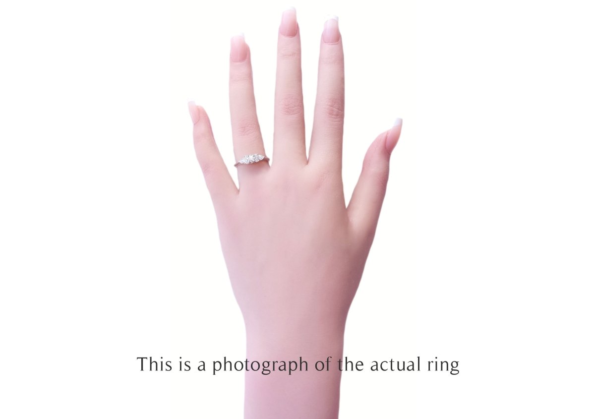 Tiffany & Co. 0.63ct 7 - Stone Diamond Engagement Ring - Bloomsbury Manor Ltd