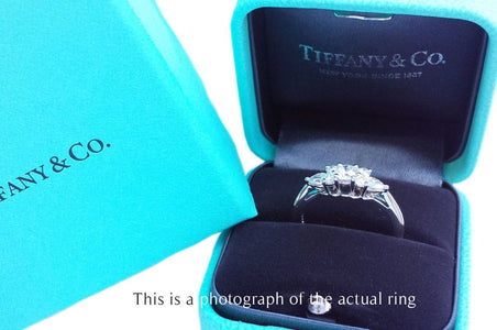 Tiffany & Co. 0.63ct 7 - Stone Diamond Engagement Ring - Bloomsbury Manor Ltd