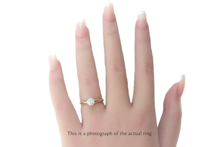 Tiffany & Co 0.63ct E/VVS2 Round Brilliant Diamond Engagement Ring - Bloomsbury Manor Ltd