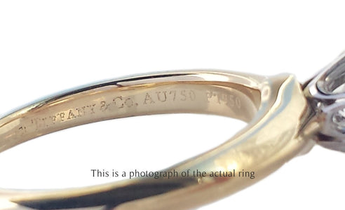 Tiffany & Co 0.63ct E/VVS2 Round Brilliant Diamond Engagement Ring - Bloomsbury Manor Ltd