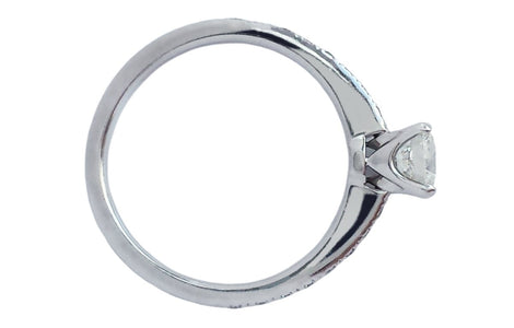 Tiffany & Co. 0.65tcw I/VS1 Triple XXX Novo Diamond Engagement Ring - Bloomsbury Manor Ltd