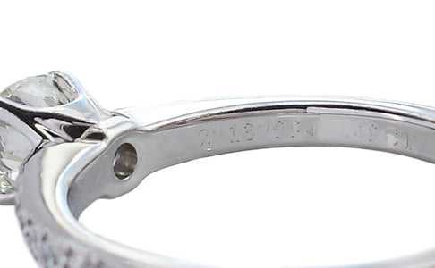 Tiffany & Co. 0.65tcw I/VS1 Triple XXX Novo Diamond Engagement Ring - Bloomsbury Manor Ltd