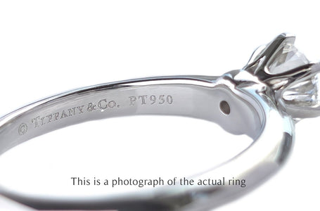 Tiffany & Co 0.69ct F/VS2 Round Brilliant Cut Diamond Engagement Ring - Bloomsbury Manor Ltd