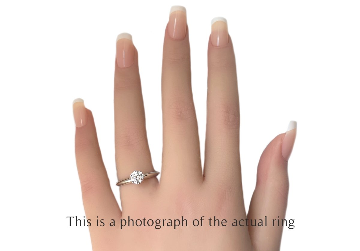 Tiffany & Co 0.69ct F/VS2 Round Brilliant Cut Diamond Engagement Ring - Bloomsbury Manor Ltd
