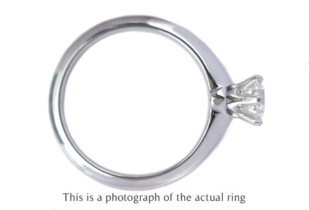 Tiffany & Co 0.69ct F/VS2 Round Brilliant Cut Diamond Engagement Ring - Bloomsbury Manor Ltd