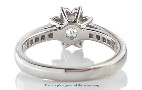 Tiffany & Co 0.70tcw Flower Cluster Diamond Engagement Ring - Bloomsbury Manor Ltd