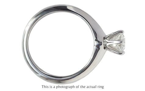 Tiffany & Co 0.72ct H/VS2 Round Brilliant Cut Diamond Engagement Ring - Bloomsbury Manor Ltd