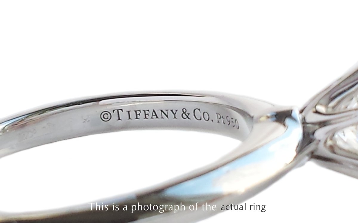 Tiffany & Co 0.72ct H/VS2 Round Brilliant Cut Diamond Engagement Ring - Bloomsbury Manor Ltd